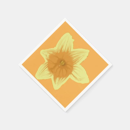 Narcis Papier servet (Hoek)