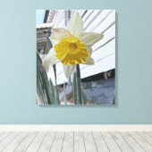 Narcis portret canvas afdruk (Insitu (Houten vloer))