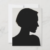 Narcis rouw dankkaart met foto kaart (Achterkant)