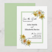 Narcis Save The Date Kaart (Voorkant / Achterkant)