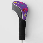 Narcis, Tulpen en Rozen Golfheadcover (Schuin)