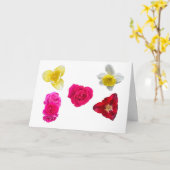 Narcis, Tulpen en Rozen Kaart (Gele Bloem)