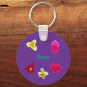 Narcis,Tulpen, en Rozen Sleutelhanger (Voorkant)