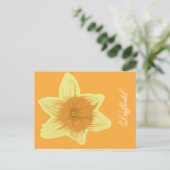 Narcis Verticale Postkaart Oranje (Staand voorkant)