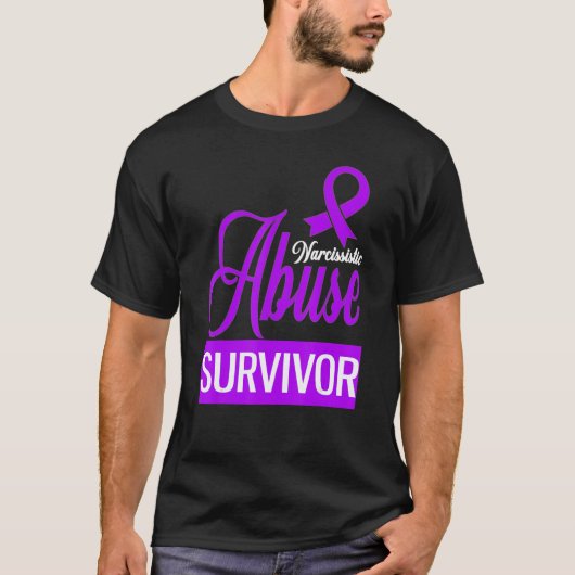 Narcisistisch misbruik Overlevende huiselijk gewel T-shirt (Voorkant)