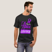 Narcisistisch misbruik Overlevende huiselijk gewel T-shirt (Voorkant volledig)