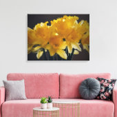 Narcissen Bloem Canvas Fotografische Kunst Afdruk (Insitu (Woonkamer))