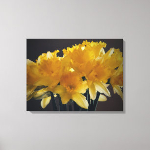 Narcissen Bloem Canvas Fotografische Kunst Afdruk