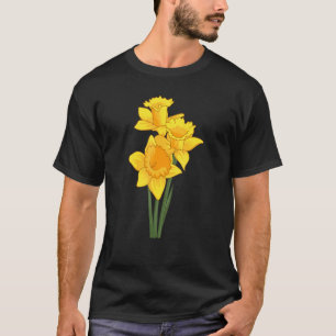 Narcissen Bloemen Bloemstijl Lente Pasen Tuin T-shirt