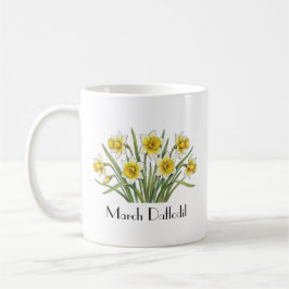 Narcissen Bloemen in Maart Koffiemok