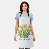 Narcissen Bloemen in Maart Schort (Gedragen)