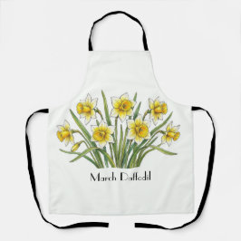 Narcissen Bloemen in Maart Schort