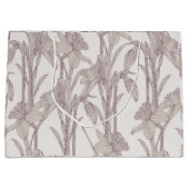 Narcissen bloemen, lente lijn weide. groot cadeauzakje (Voorkant)