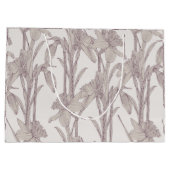 Narcissen bloemen, lente lijn weide. groot cadeauzakje (Achterkant)