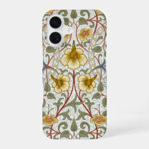 Narcissen Bloemmotief van William Morris iPhone 16 Hoesje