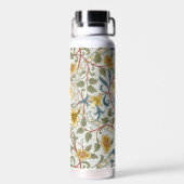 Narcissen Bloemmotief van William Morris Waterfles (Achterkant)