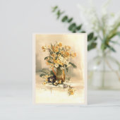 Narcissen  briefkaart (Staand voorkant)