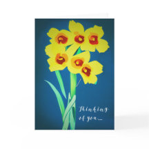 Narcissen Illustratie - Denk aan jou