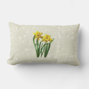 Narcissen in de houding kussen