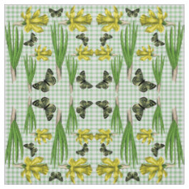 Narcissen in lente stof