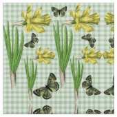 Narcissen in Spring Fabric Stof (Close Up)