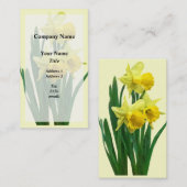 Narcissen Lang en Kort Visitekaartje (Voorkant / Achterkant)