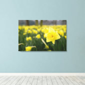 Narcissen (RF) Canvas Afdruk (Insitu (Houten vloer))