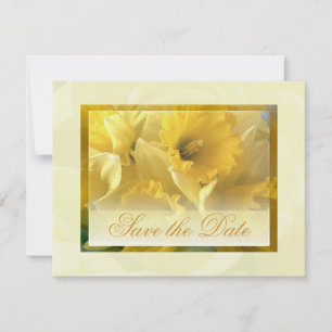 narcissen save the date 2 kaart