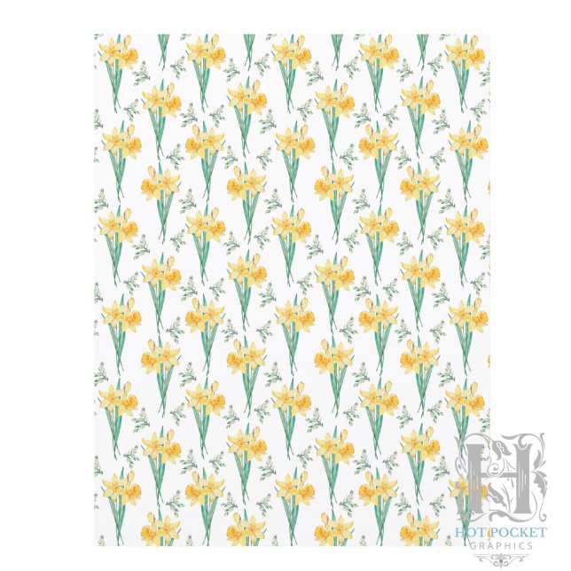 Narcissen Scrapbook Papier (Creator heeft geüpload)