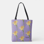 Narcissen Tote Bag (Achterkant)