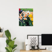 Narcissen & Tulpen, Oregon Poster (Thuiskantoor)