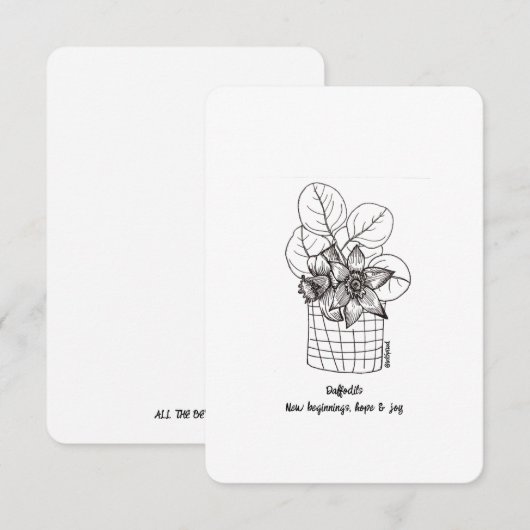 Narcissen, Veel Succes, Nieuwe Beginnen - Plat Kaa (Voorkant / Achterkant)