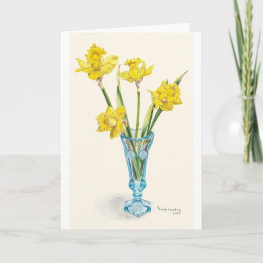 Narcissen voor de Lente Kaart (Voorkant)