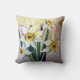 Narcissen voor lente- en paasdecoratie kussen