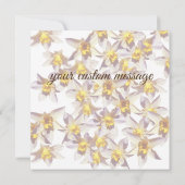 Narcissen Wil je mijn bruidsmeisje kaart zijn (Achterkant)