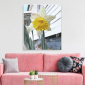 Narcissenportret Canvas Afdruk (Insitu (Woonkamer))