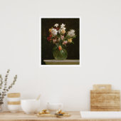 Narcisses Blancs, Jacinthes et Tulipes, 1864 Poster (Keuken)