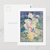 Narcissi, schilderij van Charles Demuth, Briefkaart (Voorkant / Achterkant)