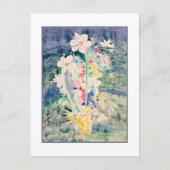 Narcissi, schilderij van Charles Demuth, Briefkaart (Voorkant)