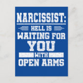 Narcissist Briefkaart (Voorkant)