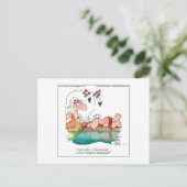 NARCISSIST-Briefkaart van April McCallum Briefkaart (Staand voorkant)