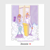 Narcissist Custom Cut Stickers (Vel)