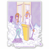 Narcissist Custom Cut Stickers (Voorkant)