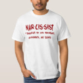 Narcissist Definition T-shirt (Voorkant)