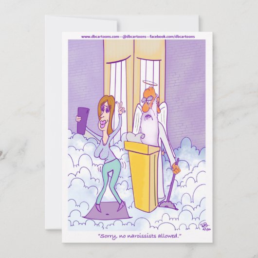 Narcissist Flat Kaart (Voorkant)