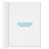 Narcissist-in-Chief Birthday Card (Binnen (Rechts))