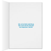 Narcissist-in-Chief Birthday Card (Binnen (Rechts))