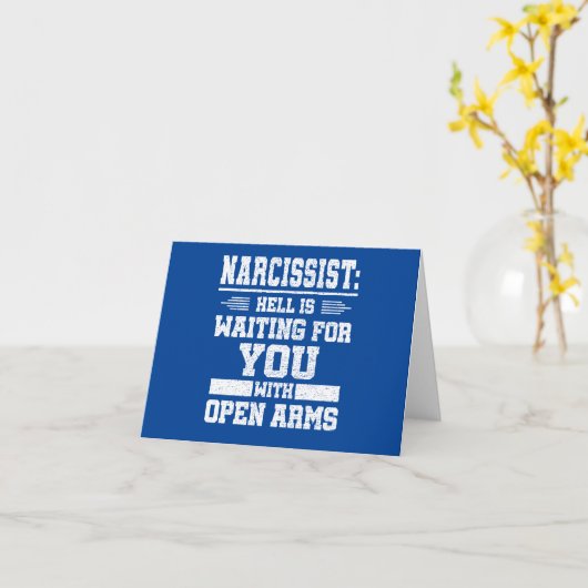 Narcissist Kaart (Gele Bloem)