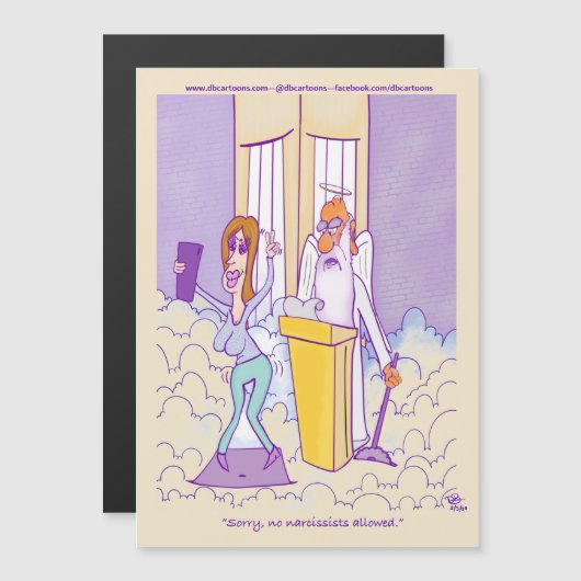 Narcissist Magnetic Card (Voorkant / Achterkant)