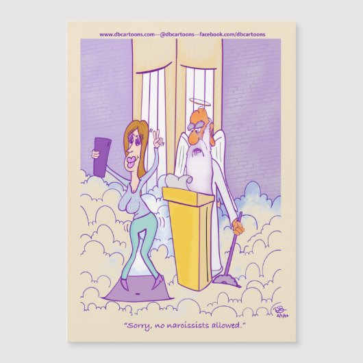 Narcissist Magnetic Card (Voorkant)